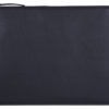 Leather Black Laptop Sleeve Issara Macbook Monogram