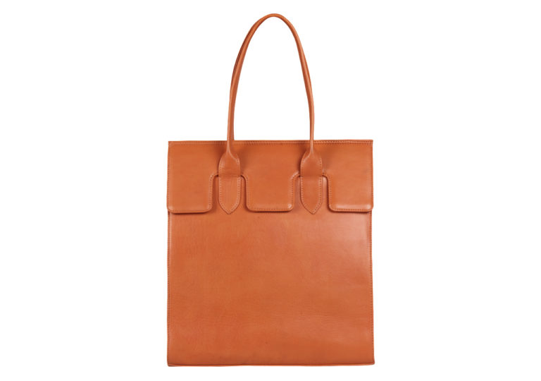 Leather Structured Tote - Issara - Ethically Handcrafted Luxury