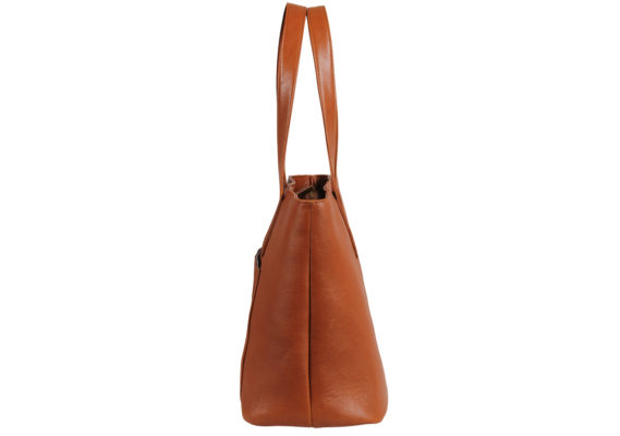Leather Ziptop Tote - Issara - Ethically Handcrafted Luxury